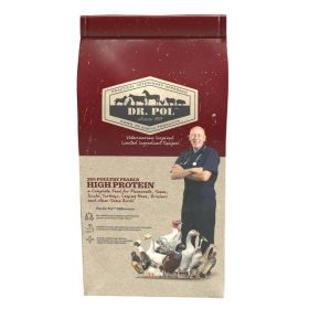 Dr. Pol High Protein 28% Poultry Pearls Gamebird Feed for Young Pheasants, Geese, Ducks, Turkeys, Laying Hens, Broilers and Other Large or Small Gameb