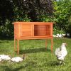 36" Single Deck Waterproof Wooden Chicken Coop Hen House Pet Animal Poultry Cage Rabbit Hutch Natura