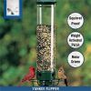 Squirrel-Proof Bird Feeder Outdoor Garden Decoration Automatic Bird Feeder Hanging Hummingbird Water Feeder