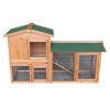 61" Wooden Chicken Coop Hen House Rabbit Wood Hutch Poultry Cage Habitat