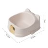 Pet Food Bowl Anti-Choking Cat Feeder Bowl Cat Neck Protection Food Bowl Raised Pet Cat Dog Food Bowls, Pet Food Bowls With Anti Slip Rubbers, Anti-Vo