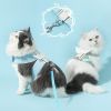 Adjustable Pet Cat Leash Set, Angel Wings Design, Breathable, And Soft For Comfort Cat Harness And Leash Set, Adjustable Gradient Kitten Harness Escap